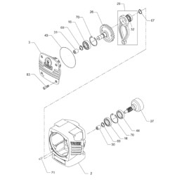 Wacker BS rammers, impact mechanism bearing 0039020
