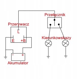 LED turn signal interrupter 24v right