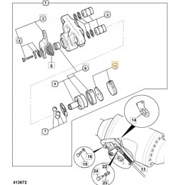 Brake pads jcb 3cx 4cx 15 920103