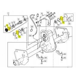 John Deere drive system spring ring