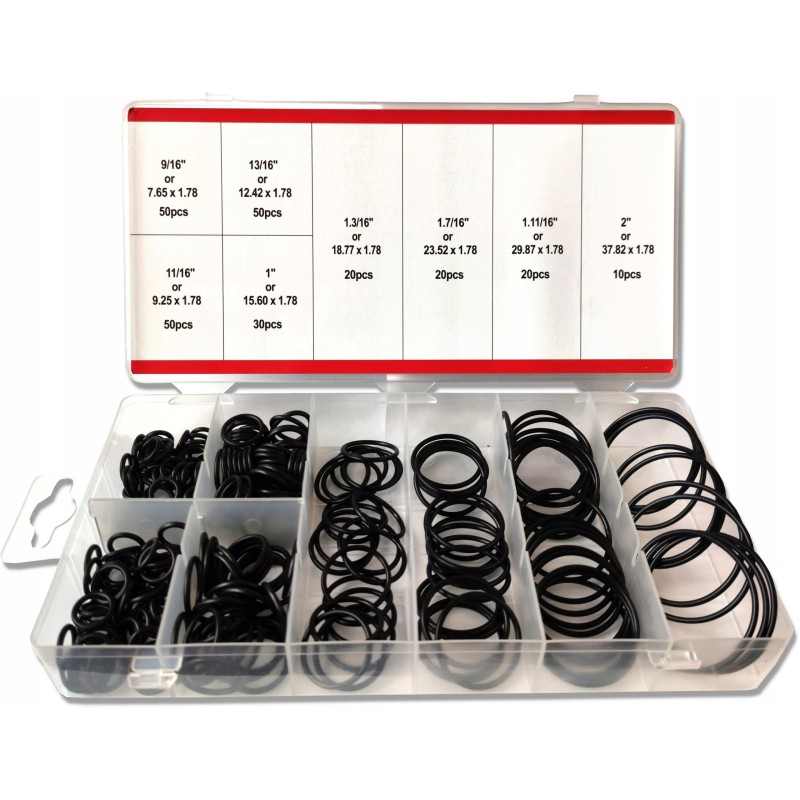 Set of O-rings, seals for GZ ORFS clips, 250 pcs