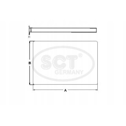 SCT SA1116 cabin filter