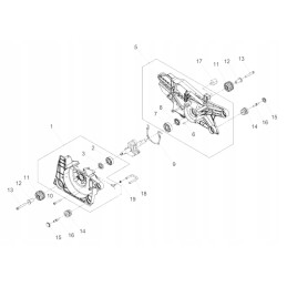 Wacker bts630 bts635 shaft bearing 0213610