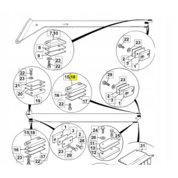 JCB 14 3 mm telehandler arm slide