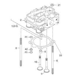Hatz 1b30 head stud seal 50440300