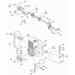 Wacker rammers bs carburetor gasket 5100032178