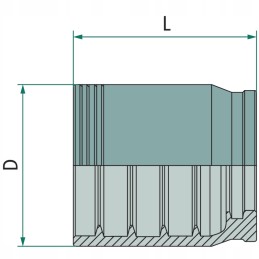 Clamping sleeve hose clamp 4 sp sh r15 dn20 3 4