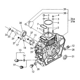 Yanmar l40 head gasket 114250 01340