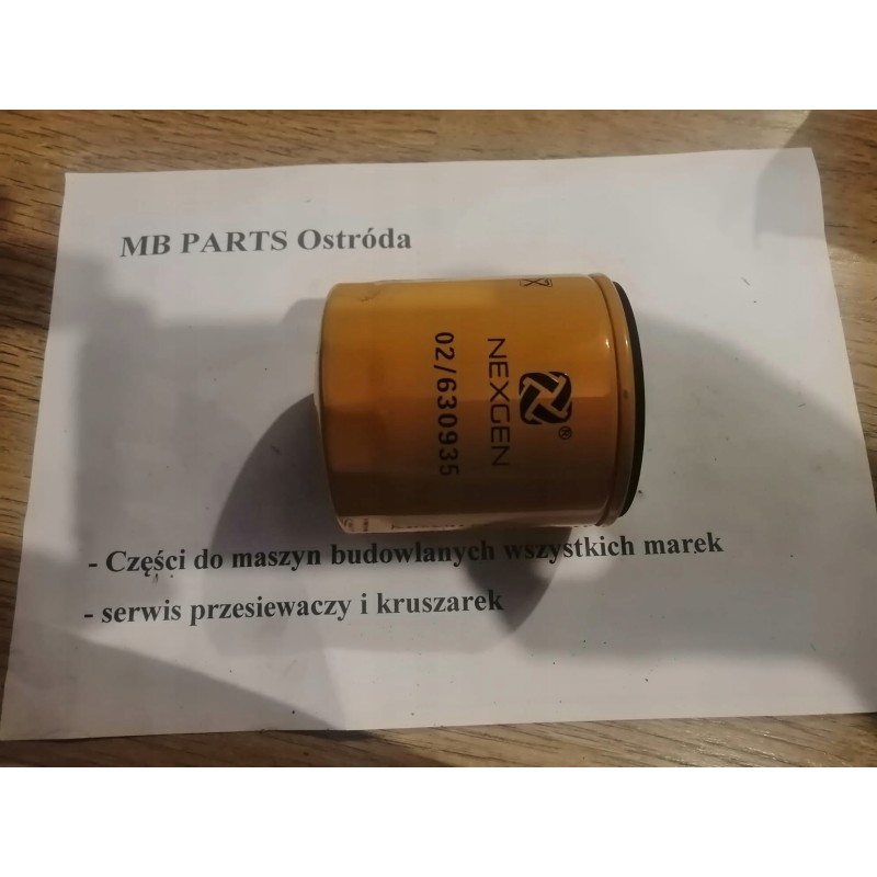 Engine oil filter for jcb mini midi 02 630935