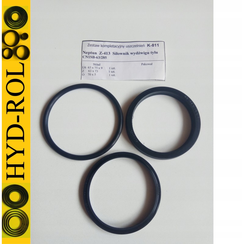 Seals for Neptun K 811 rear lift cylinder