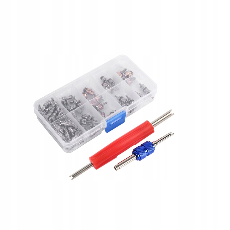 Refrigeration valve core tool kit