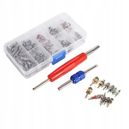 Refrigeration valve core tool kit