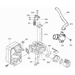 Wacker wm90 wm100 valve lever 0159207