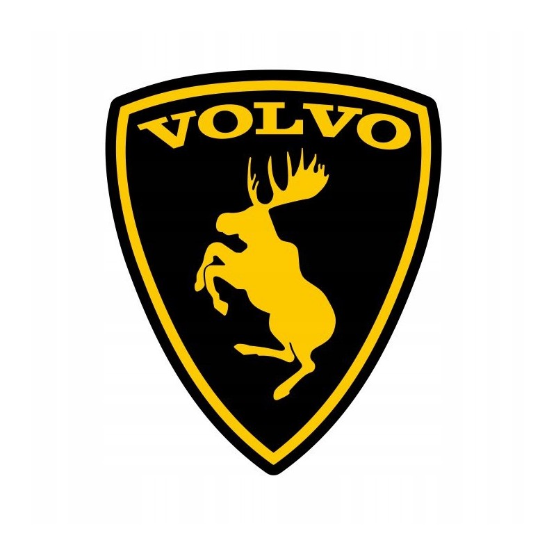 Black crazy fate volvo yellow fate sticker 20 cm