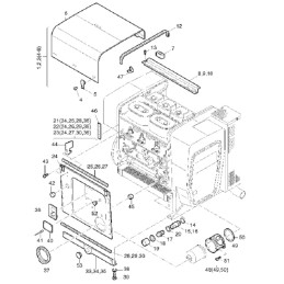 Hatz series 1d oil drain plug m18x1 5 50044200