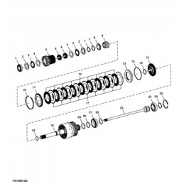 ring t229398 john deere 310j 315sk 210le 210lj