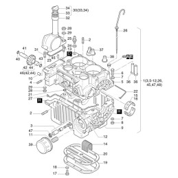 Hatz 2g30 2g40 oil pan gasket 50301501