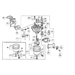 Honda gx160 gx200 carburetor gasket 16221 zh8 801