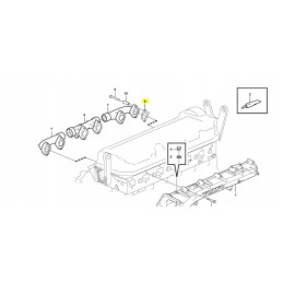 Manifold gasket for Volvo dump truck loader