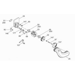 Wacker rammers bs manifold gasket 2005666