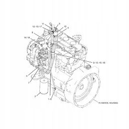 Oil dipstick cat e series 3418235 2613572