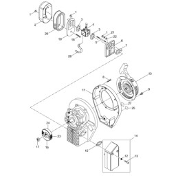 Wacker hammer bh23 bh24 carburetor gasket 0095774