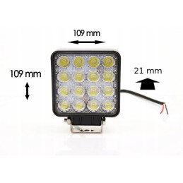 Work lamp for construction machinery 48w r30 12 24v