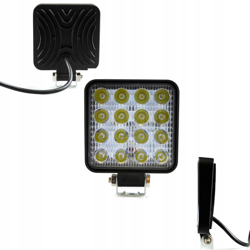 LED halogen work lamp 48w 30 degrees square