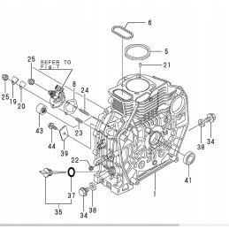 Yanmar l70 head o ring 114399 01380
