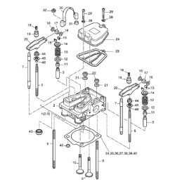 Hatz 1b20 valve cover gasket 05055700