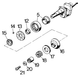 Hatz e75 e79 speed regulator ball 50010000