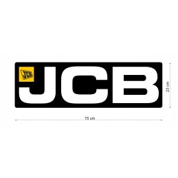 JCB excavator loader sticker 75cm