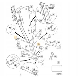 Pin protection 50mm jcb 3cx 4cx 826 01048