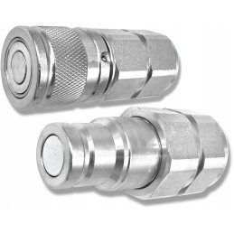 Dry disconnect connector, ISO socket, plug 3 8