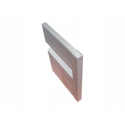 Closing profile for aluminum side, type C, 25mm