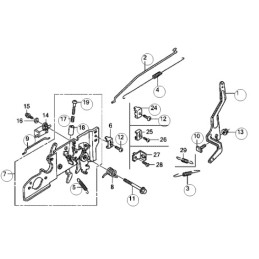 Honda cv160 gcv190 regulator pret 16555 z0l 801