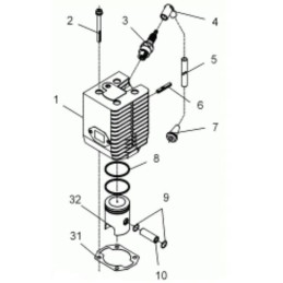 Wacker BS rammers candle pipe 0049900