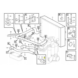 Pipe seal for Volvo dump truck
