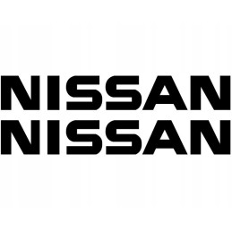 Forklift stickers, Nissan lettering, up to 12 cm
