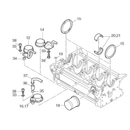Hatz L series oil filter 40065301
