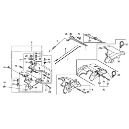 Honda gx340 gx390 regulator pret 16555 ze3 000