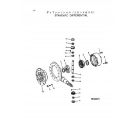 Thrust washer hitachi lx100 2 lx100 5 lx150 5
