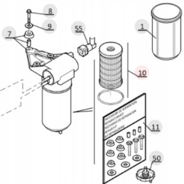 Original Manitou 605013 fuel filter