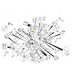 JCB backhoe loader crosshead mounting bolt