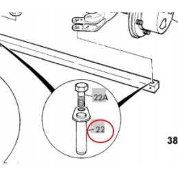 Stub pin jcb 3cx 4cx 911 22800