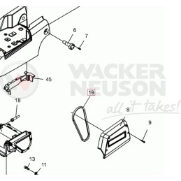 V-belt dpu 2550 0125933 original