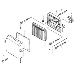Honda gx100 filter housing gasket 17274 zt3 000
