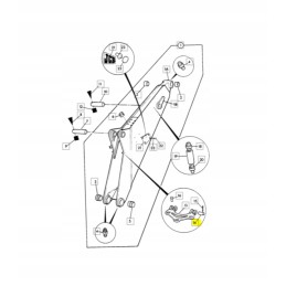 Front arm pin jcb 3cx 811 50116