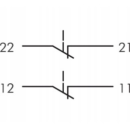 Contact element bzoo 2 nc momentary 250 v ac