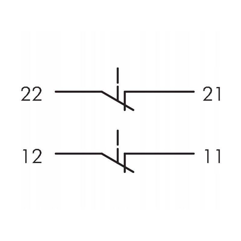 Contact element bzoo 2 nc momentary 250 v ac